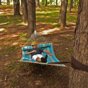 13' Quick Dry Hammock Bed with Bolster Pillow