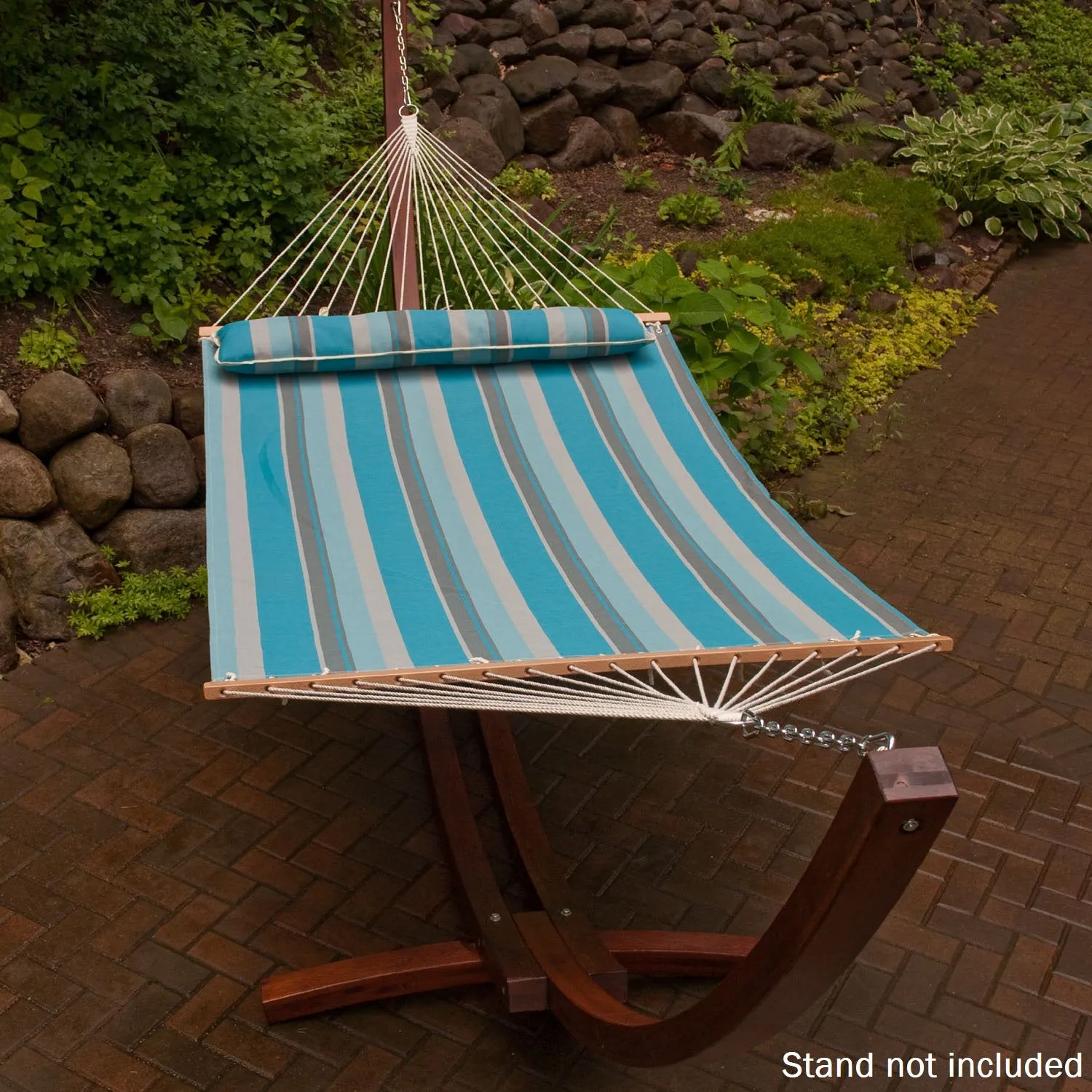 13' Quick Dry Hammock Bed with Bolster Pillow