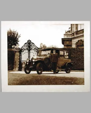 1912 Audi Limousine sepia-tone photograph by Guy Morrison
