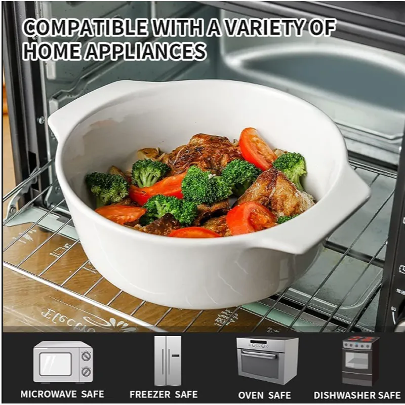 25Cm Ceramic Non-Stick Casserole Dish With Lid