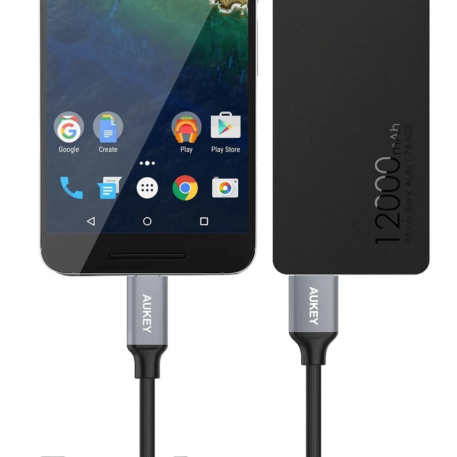 CB-CD3 2m USB-C to USB 3.0 Quick Charge 3.0 Performance Nylon Braided Cable