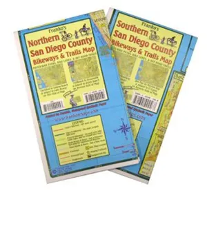 Franko Fold-up San Diego New Biking Trails Maps Guide