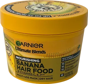 Garnier Ultimate Blends Hair Food Banana 3-in-1 Dry Hair Mask Treatment 400ml