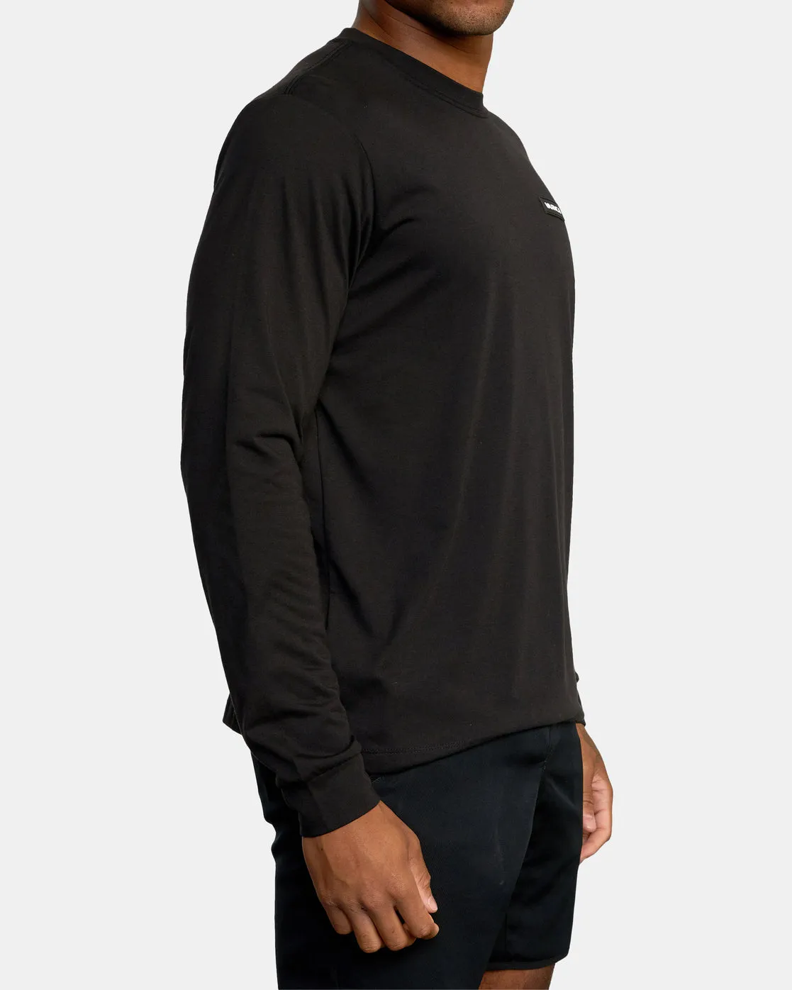 Icon Performance Long Sleeve Tee - Black
