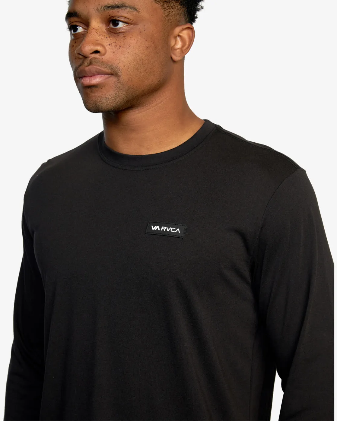 Icon Performance Long Sleeve Tee - Black