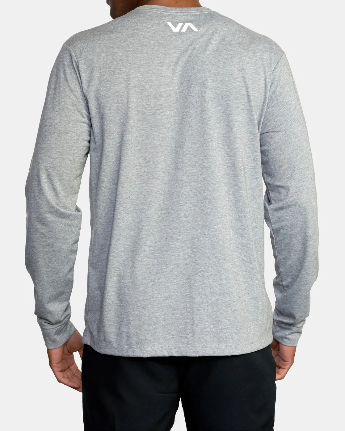 Icon Performance Long Sleeve Tee - Heather Grey