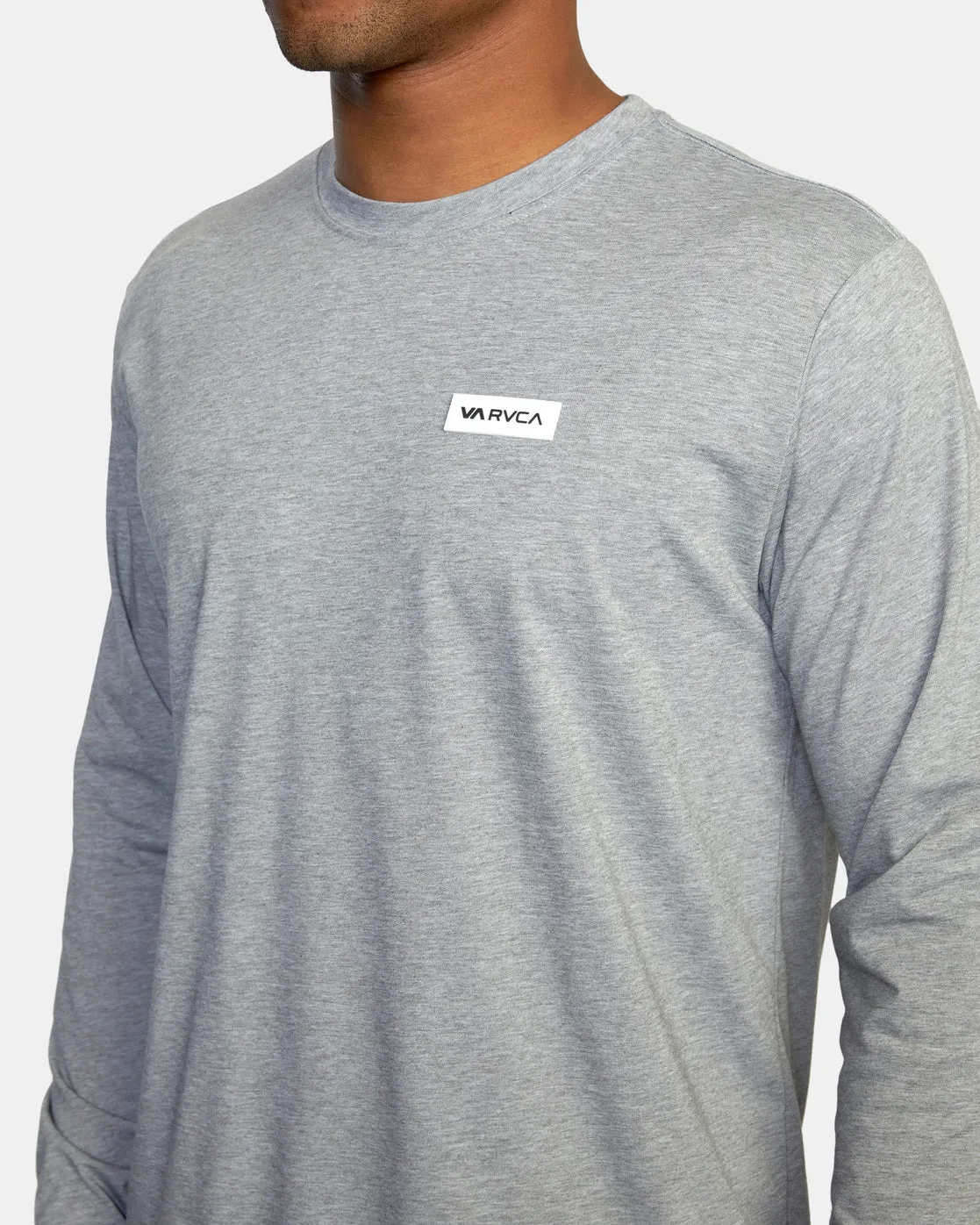Icon Performance Long Sleeve Tee - Heather Grey