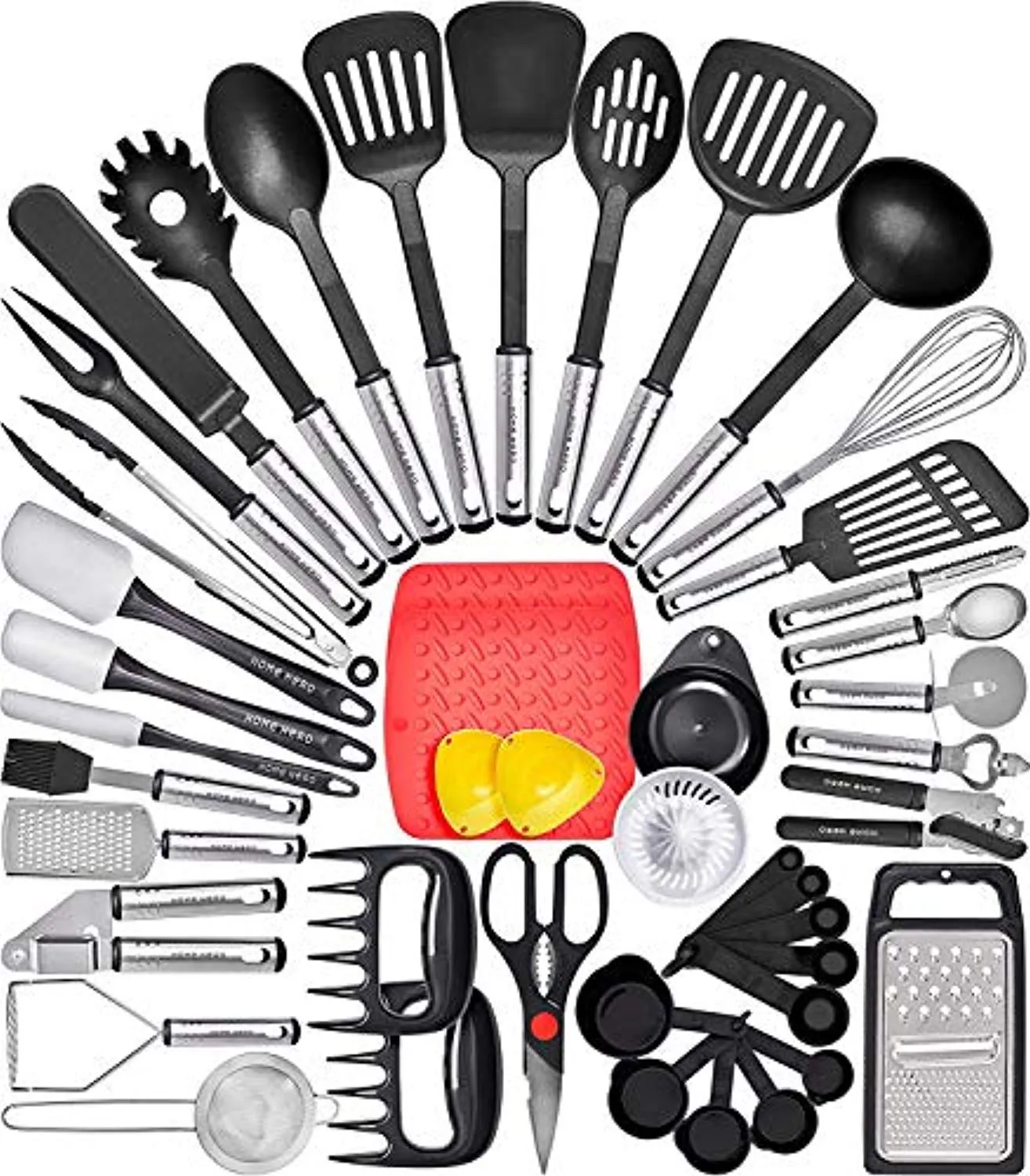 Kitchen Utensil Set Cooking Utensils Set - Nylon Kitchen Utensils Set Kitchen Tool Set 44 Pcs.