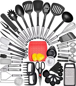 Kitchen Utensil Set Cooking Utensils Set - Nylon Kitchen Utensils Set Kitchen Tool Set 44 Pcs.