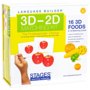 Language Builder 3D-2D Food Matching Kit