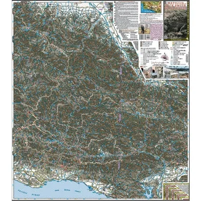 Matillija and Dick Smith Wilderness Map