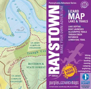 Purple Lizard Raystown Lizard Map