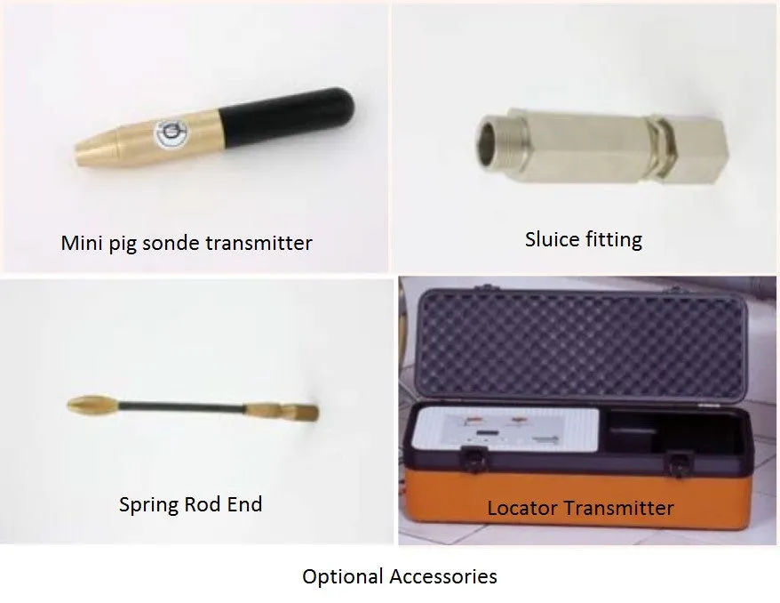 Sewerin Glass-fiber Probe Rod for locating PVC and Plastic Pipe, 60m (196') on Reel