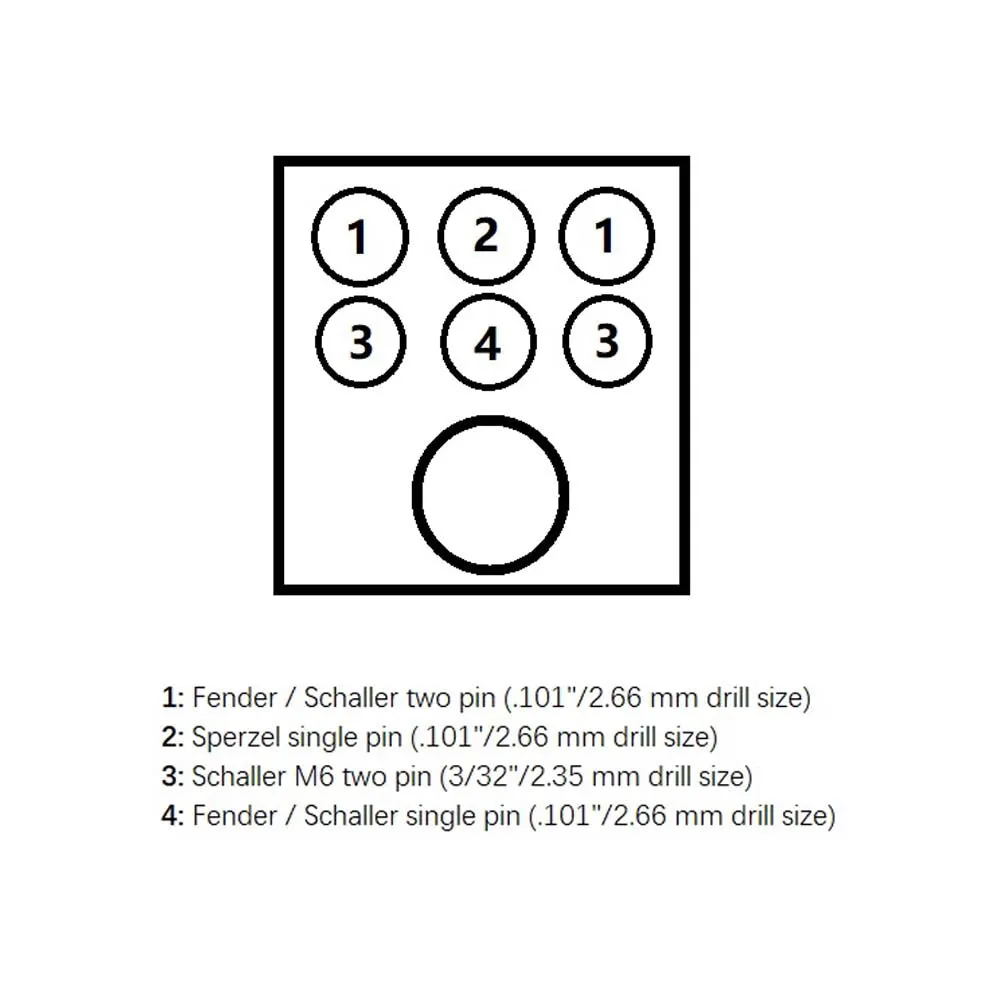 Tuner Pin Drill Locator